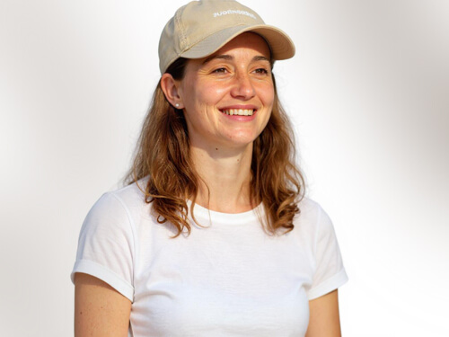 gorra con protección solar